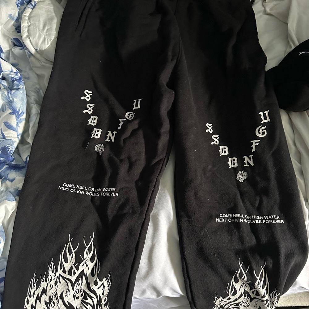 Darc Sport Black and White Joggers